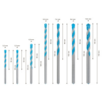 Sada víceúčelových vrtáků CYL-9 Bosch EXPERT MultiConstruction Dostupné varianty: 7dílná sada ví