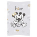 CEBA Podložka přebalovací měkká COSY (50x70) Disney Minnie & Mickey Grey