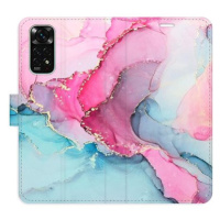 iSaprio flip pouzdro PinkBlue Marble pro Xiaomi Redmi Note 11 / Note 11S