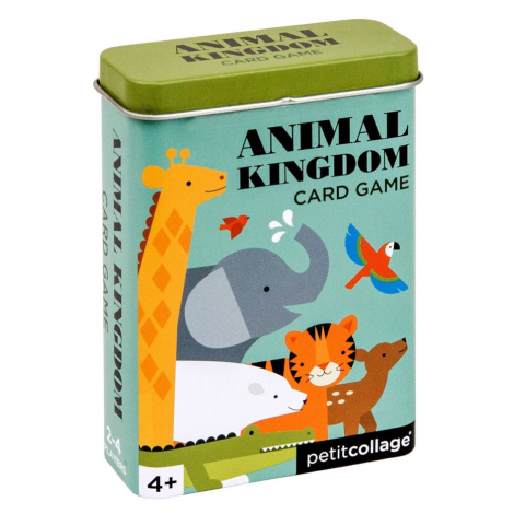Petit Collage Karty v dóze království zvířat Petitcollage