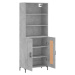 vidaXL Skříň highboard betonově šedá 69,5x34x180 cm kompozitní dřevo