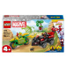 LEGO® Marvel 11198 Spin, Electro a honička s dinosauřím vozidlem