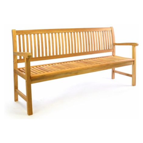 Divero 50388 3-místná zahradní lavice z masivního teaku, 180 cm