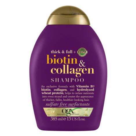 OGX Šampon Biotin-Kolagen Pro Husté A Plné Vlasy 385ml