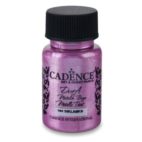 Metalická akrylová barva Cadence Dora Metalic - cyklaménová / 50 ml