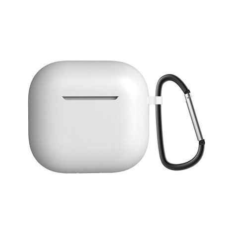 AlzaGuard Skinny Silicone Case pro Airpods 4 bílé