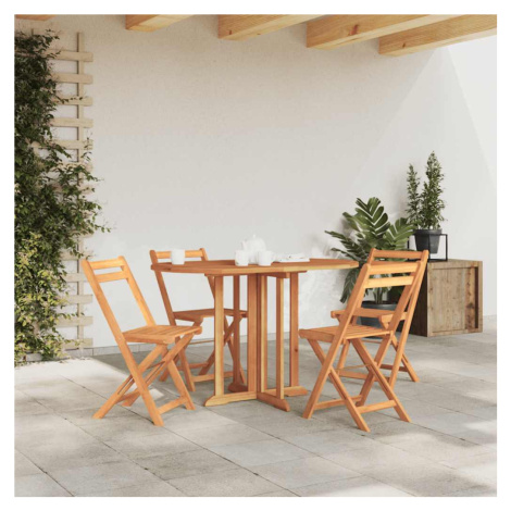 vidaXL Skládací zahradní stůl Butterfly 120x70x75 cm masivní teak