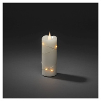 Konstsmide Christmas LED vosková svíčka krémová barva jantarová 12,7 cm