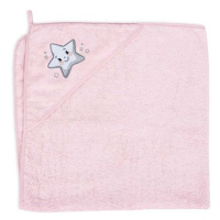 CEBA Osuška s kapucí Froté 100 × 100 Star Pink