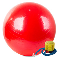 Gymnastický míč 65 cm s pumpičkou, červený