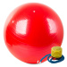 Gymnastický míč 65 cm s pumpičkou, červený