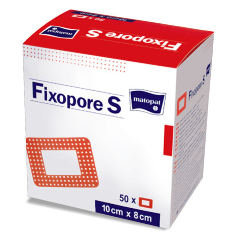 Fixopore S sterilní náplast 8x10cm 50ks