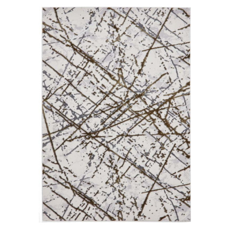 Koberec ve světle šedo-zlaté barvě 120x170 cm Artemis – Think Rugs