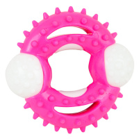 Akinu dental kruh STRONG NYLON pro psy 10 cm Barva: Růžová