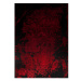 Koberec VINCI 1524 Ornament vintage - strukturální červený