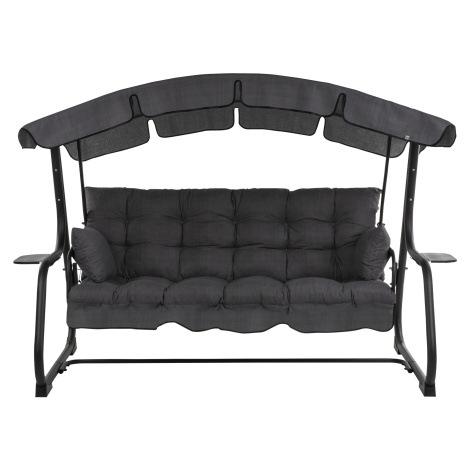 Zahradní houpačka Ravenna Black Editon s bočními stolky H024-07IB PATIO