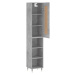 vidaXL Skříň highboard betonově šedá 34,5x34x180 cm kompozitní dřevo