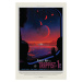 Obrazová reprodukce Trappist 1E (Planet & Moon Poster) - Space Series (NASA), 26.7 × 40 cm