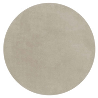 Krémový kulatý koberec 133x133 cm – Flair Rugs