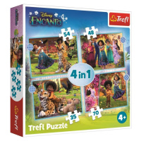 Trefl Puzzle Encanto 4v1 (35,48,54,70 dílků)