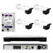 Monitoring Set Ip Kamer Hikvision Poe 8mpx IR80