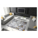 Dywany Łuszczów Kusový koberec Gloss 528A 58 3D mramor ivory/black - 160x220 cm