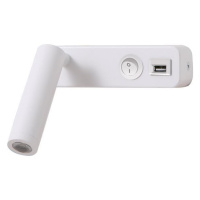 IMMAX GOAL USB + vypínač, LED, 3W, bílá