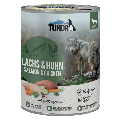 Tundra Dog losos a kuřecí maso 12 × 800 g