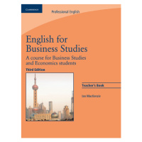 English for Business Studies 3rd Edition Teacher´s Book Cambridge University Press