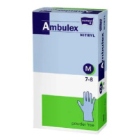 Ambulex Nitryl rukavice nepudrové violet M 100ks