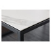 LuxD Keramický konferenční stolek Sloane 100 cm bílý mramor
