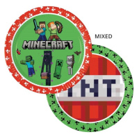 Talíře papírové Minecraft Příští generace 23 cm 8 ks