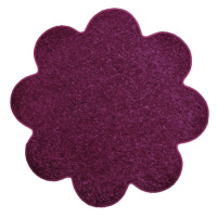 Vopi koberce Kusový koberec Eton fialový květina - 120x120 kytka cm