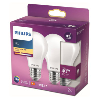 Philips Philips LED žárovka E27 4,5W 2 700K opál 2ks