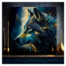 Dekorativní malba na plátně - PREMIUM ART - Wilderness in Wolf Eyes