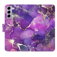 iSaprio Purple Marble pro pro Samsung Galaxy S22 5G