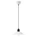 Stilnovo Závěsná lampa LED Stilnovo Lampiatta, Ø 28 cm, bílá