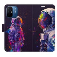 iSaprio Flip pouzdro Neon Astronaut 02 pro Xiaomi Redmi 12C