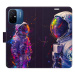 iSaprio Flip pouzdro Neon Astronaut 02 pro Xiaomi Redmi 12C