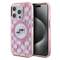 Karl Lagerfeld KLHMP15LHMCKMHP iPhone 15 Pro 6.1 růžový/pink IML Monogram