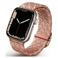 Řemínek UNIQ strap Aspen Apple Watch 40/38/41mm Braided DE citrus pink (UNIQ-41MM-ASPDECPNK)