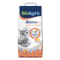 Biokat´s Biokats Bianco Fresh vanilka a mandarinka podestýlka 10kg