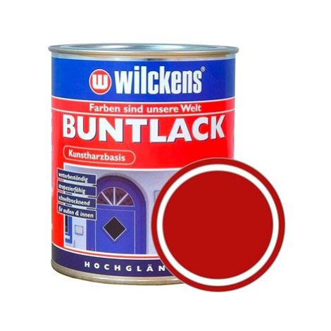 Wilckens Syntetická vrchní barva vysoký lesk Buntlack Hochglaezend 750 ml, červená