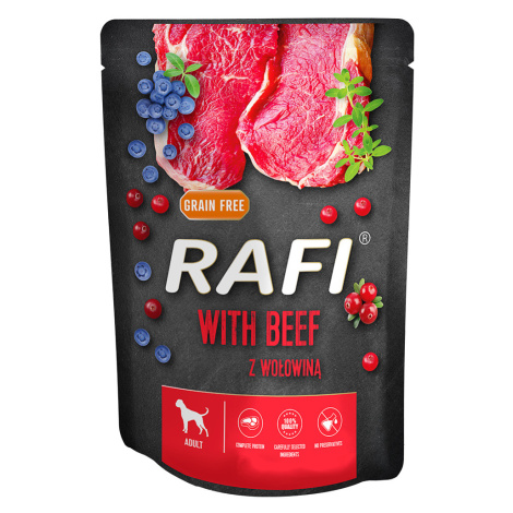 Rafi Dog 20 × 300 g - výhodné balení - hovězí