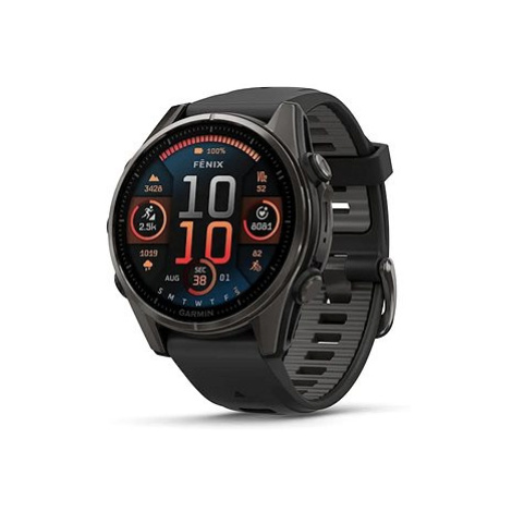 Garmin Fenix 8 43mm AMOLED Sapphire Titanium Black/Pebble Grey Band