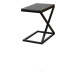 Přístavný stolek ST202009 mramor uhelný / černá