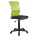 Halmar Dětská židle DINGO - barva zelená