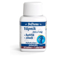 MedPharma Vápník Hořčík Zinek 37 tablet