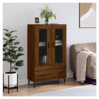 vidaXL Skříň highboard hnědý dub 69,5 x 31 x 115 cm kompozitní dřevo