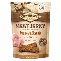 CARNILOVE Meat Jerky Turkey & Rabbit Bar pro psy 100 g